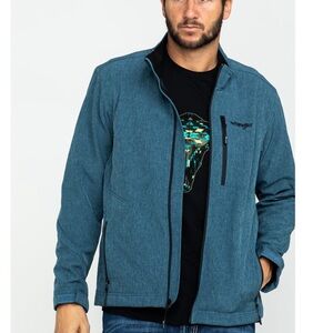 Wrangler Men's Denim Blue Windbreaker